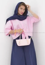 شومیز باکسی جلو گره کد1002555