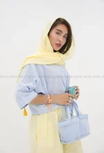 شومیز باکسی جلو گره کد1002555