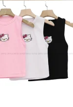 تاپ گلدوزی Hello Kittyکد1002925