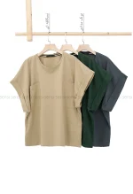 تیشرت باکسی خفاشی آسیتن