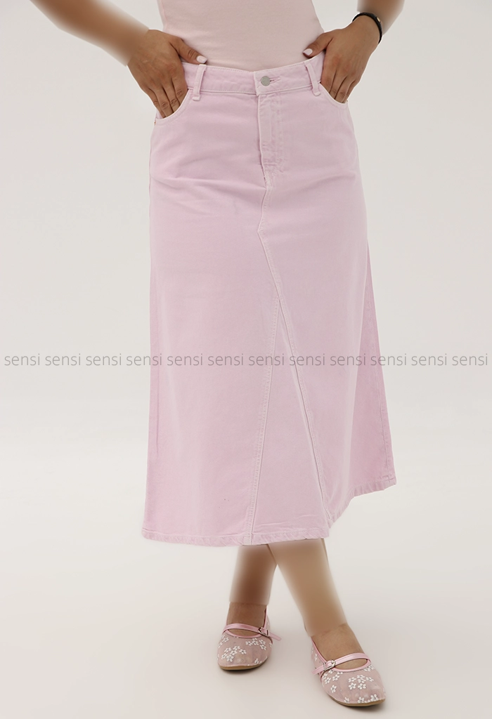 دامن جین رنگی (1) جین رنگی 1