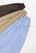 دامن لینن پاپیون دار