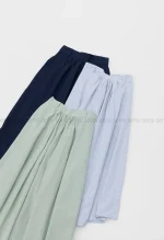 دامن وسط چین لینن کد1002799