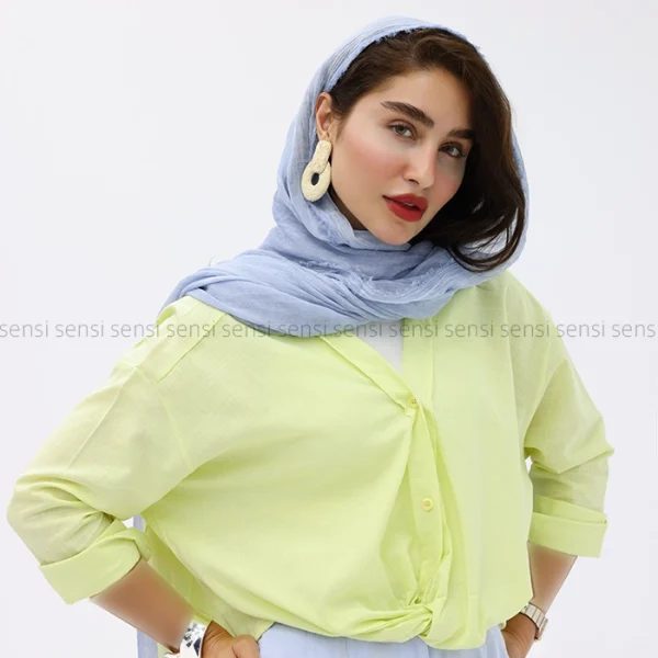 شومیز اسلپ جلو گره کد1002837