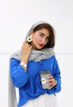شومیز اسلپ جلو گره کد1002837