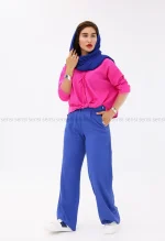 شومیز اسلپ جلو گره کد1002837
