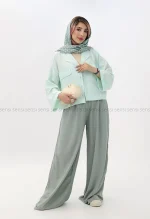 شومیز باکسی یقه انگلیسی کد1002885