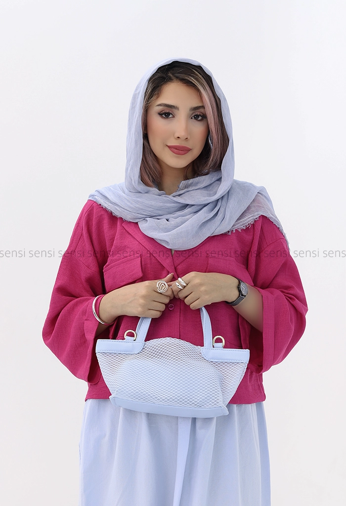 شومیز باکسی یقه انگلیسی کد1002885