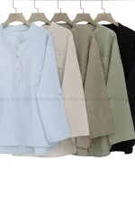 شومیز جلو بسته کتیبه کد1002801