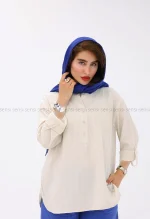 شومیز جلو بسته کتیبه کد1002801