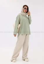 شومیز جلو بسته کتیبه کد1002801