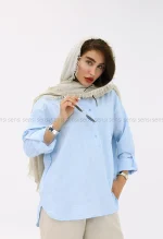 شومیز جلو بسته کتیبه کد1002801
