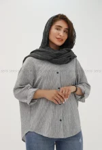 شومیز راه راه لینن