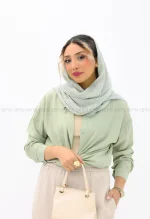 شومیز ساده گره ای کد1002914