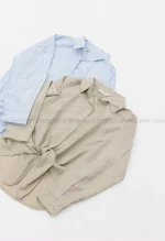 شومیز ساده گره ای کد1002914