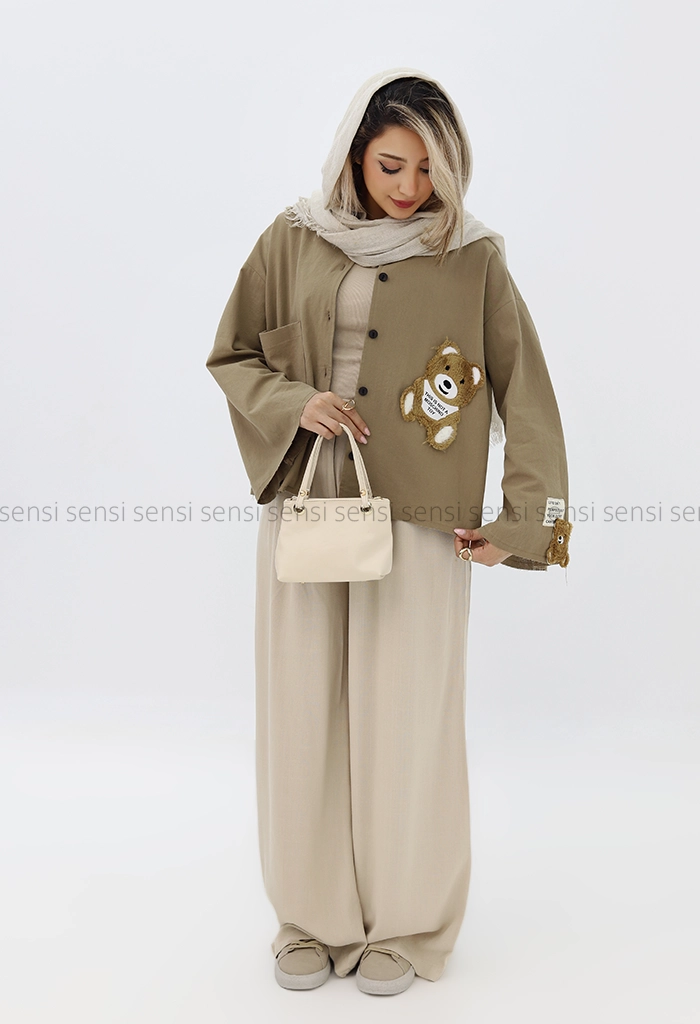 شومیز لینن تدی کد1002795