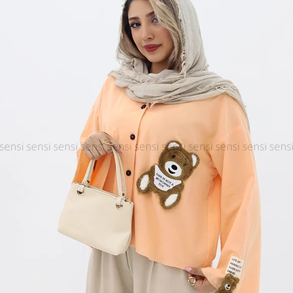شومیز لینن تدی کد1002795