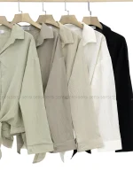 شومیز پری جلو گره ای کد1002839