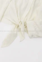 شومیز پری جلو گره ای کد1002839