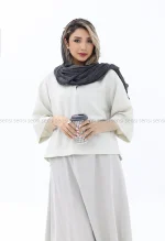 شومیز کراپ جلو بسته کد1002797