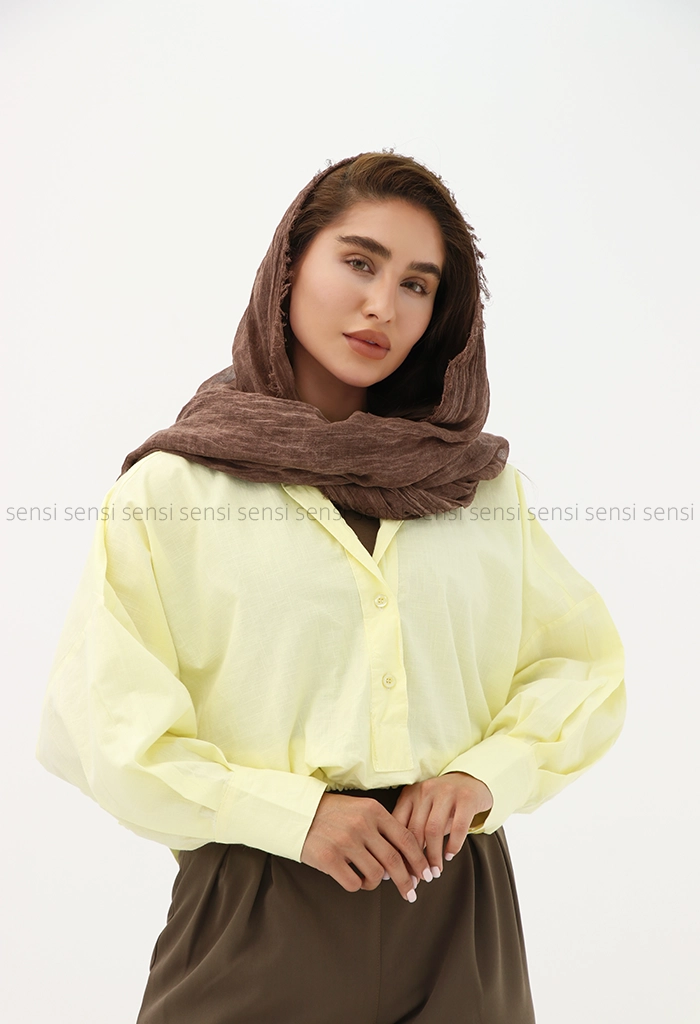 شومیز کراپ پایین کش کد1002982