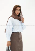 شومیز کراپ پایین کش کد1002982