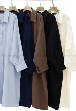 مانتو بلند لینن کد1002927