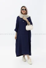 پیراهن کفتان یقه شکاری کد1002850