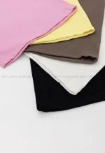 کراپ تاپ یقه گرد کد1002881