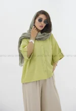 شومیز لینن آرمانی کد1004040