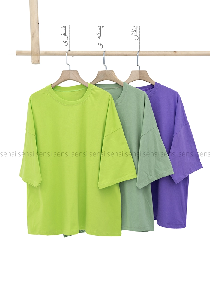 تیشرت باکسی ساده کد1002680