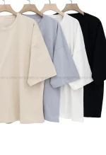 تیشرت باکسی ساده کد1002680