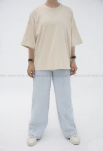 تیشرت باکسی ساده کد1002680