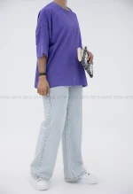 تیشرت باکسی ساده کد1002680