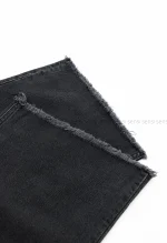 شلوار جین wide legلبه ریش