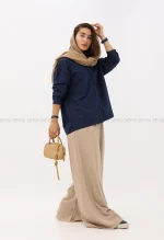 شومیز اسلپ ساده کد1003061
