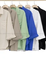 شومیز بغل دکمه nrکد1002814