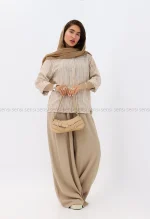 شومیز راه راه لینن کد1004022