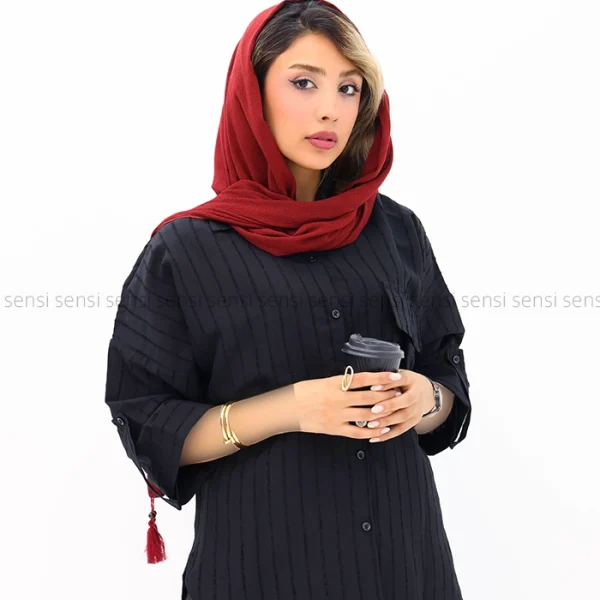 شومیز راه راه پری کد1004015