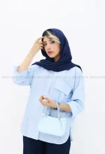 شومیز راه راه پری کد1004015