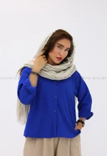 شومیز ساده اطلس کد1003055