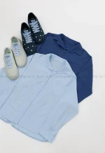 شومیز ساده اطلس کد1003055