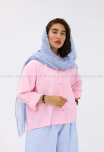 شومیز ساده اطلس کد1003055