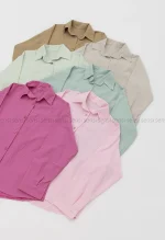 شومیز ساده اطلس کد1003055