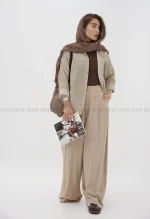 شومیز لینن دوتون کد1004023