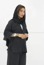 شومیز پری راه راه ابریشم کد1004012