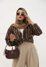 شومیز پری راه راه کد1002985