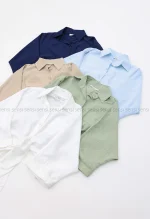 شومیز کراپ nrگره ای کد1002913