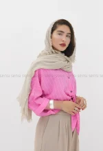 شومیز کراپ پری ابریشم کد1004011