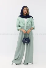 شومیز گره ای پری ساده کد1003090